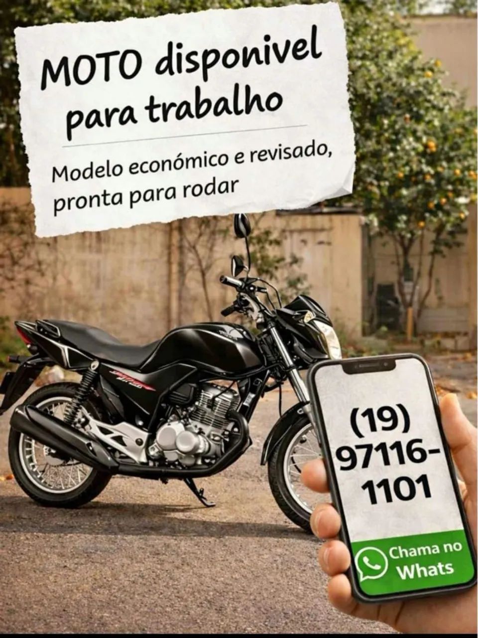 Moto para alugar 