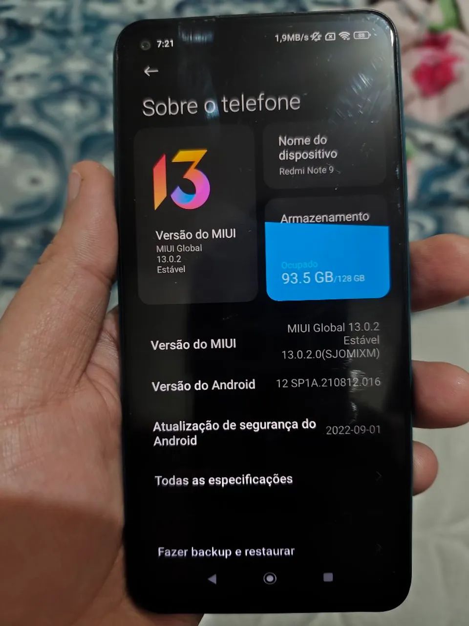 Redmi note 9 128gb (usado) - Foto 3