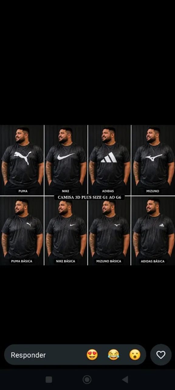 canisas dry fit plus sizes do g1 ao g6  - Foto 3