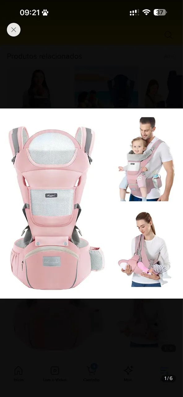 Canguru para bebê  - Foto 2