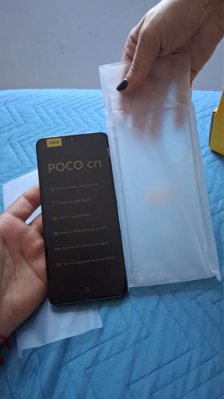 Vendo POCO C71 128GB NOVO - Foto 2
