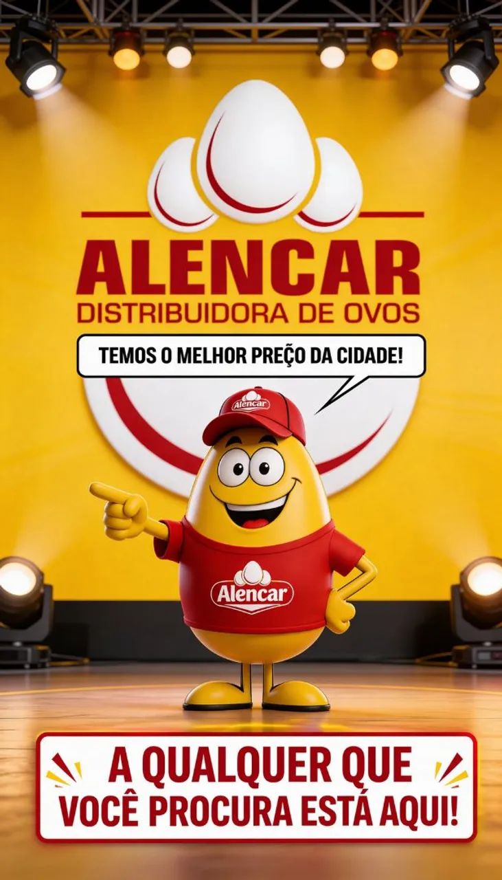 ALENCAR DISTRIBUIDORA DE OVOS.A QUALIDADE QUE VOCÊ PROCURA ESTA AQUI.ATACADO E NO VAREJO 