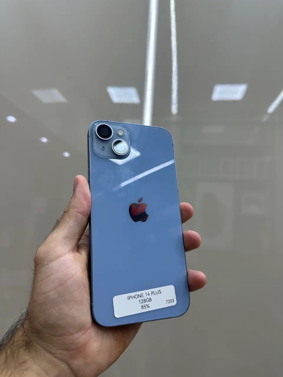 IPHONE 14 PLUS 128GB AZUL SEMI NOVO PROMOÇÃO TOP - Celulares e