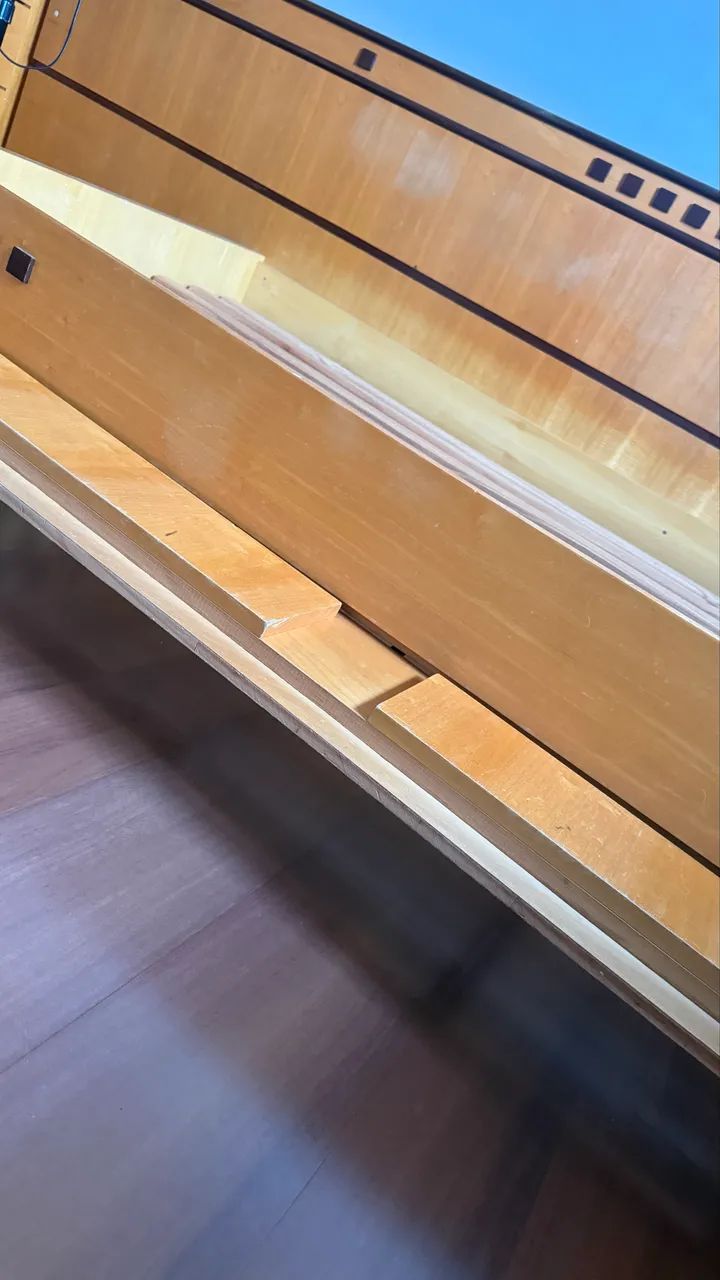 2 Bases de cama de solteiro em madeira  - Foto 2