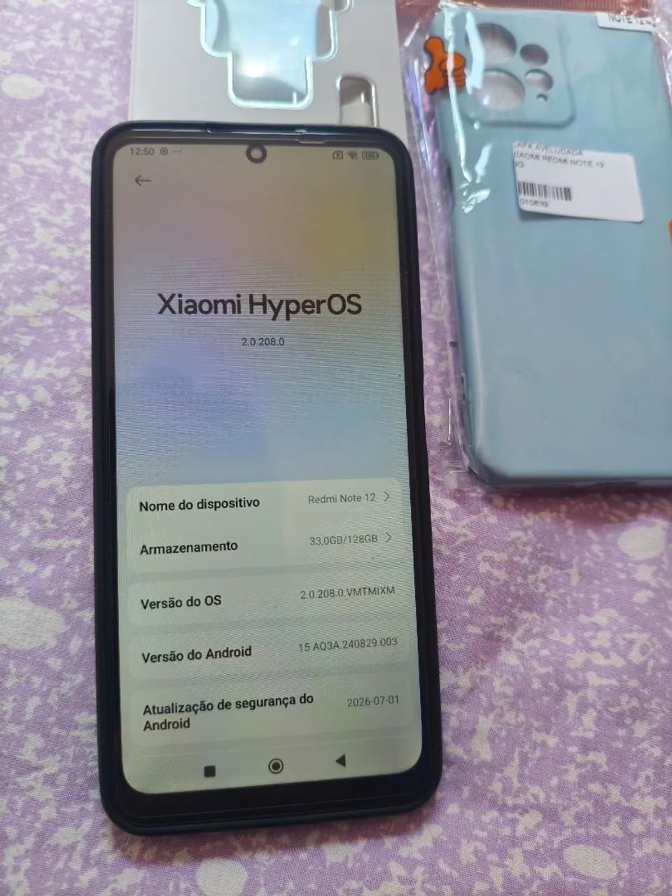 Celular redmi note 12 128 GB bem conservado  - Foto 2