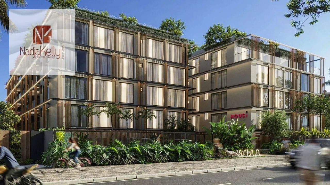 Flat com 1 dormitório à venda, 33 m² por R$ 429.237,38 - Intermares - Cabedelo/PB