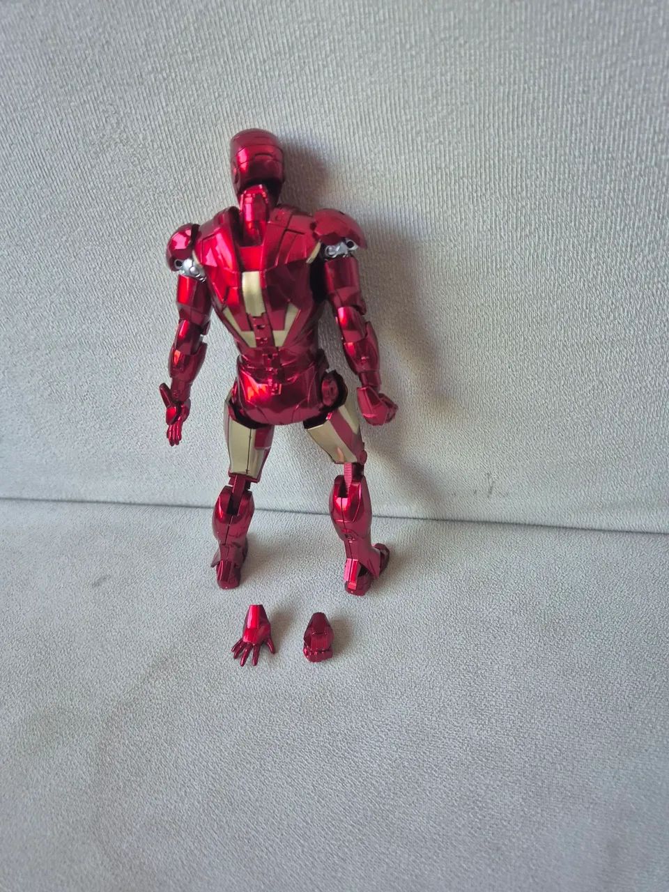 Iron Man FoundJoy homem de ferro model kit mark 4 montadok  - Foto 4