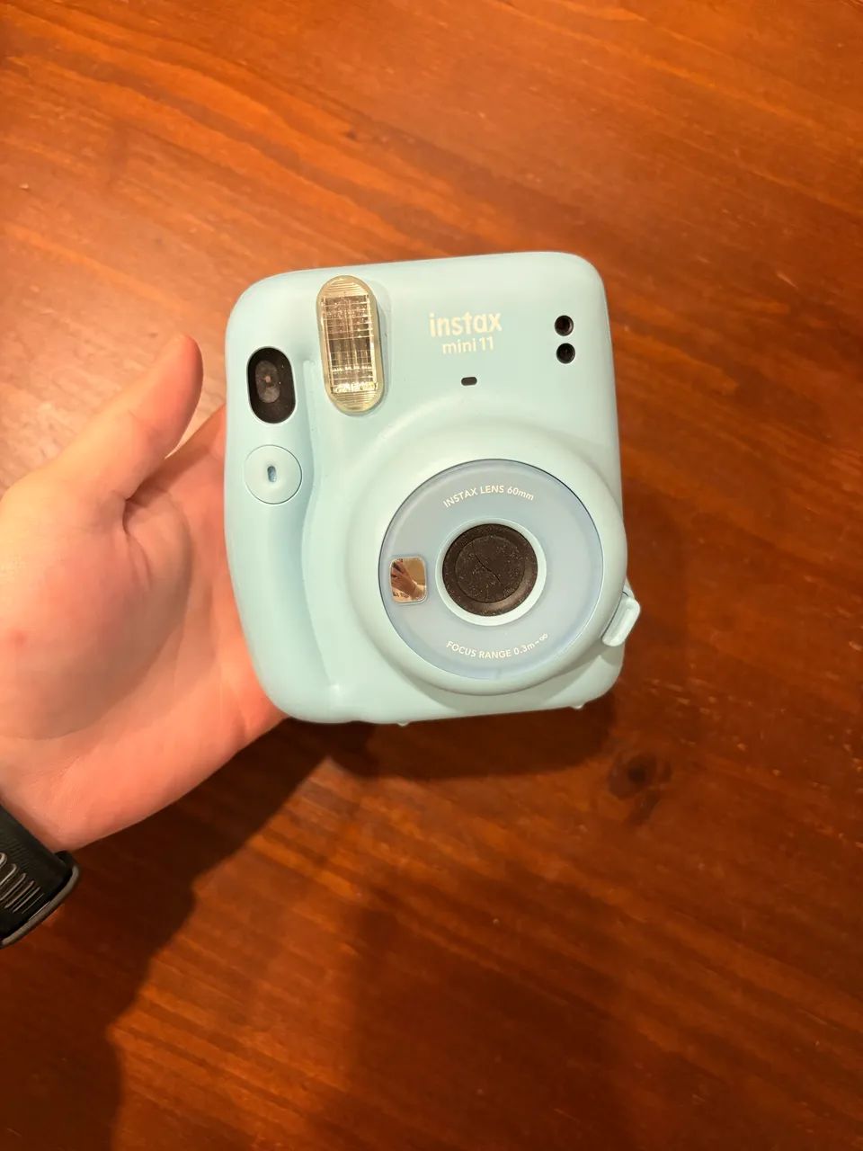 Câmera Instax Azul  - Foto 2