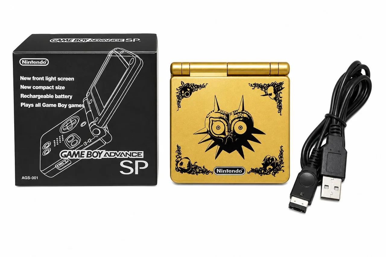 Nintendo Game Boy Advance SP IPS Backlight Zelda Doutorado - Foto 5