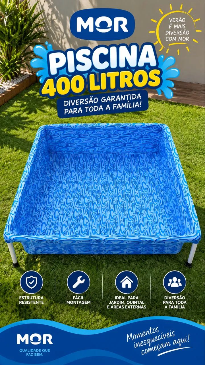 Piscina plástica 400 Litros 