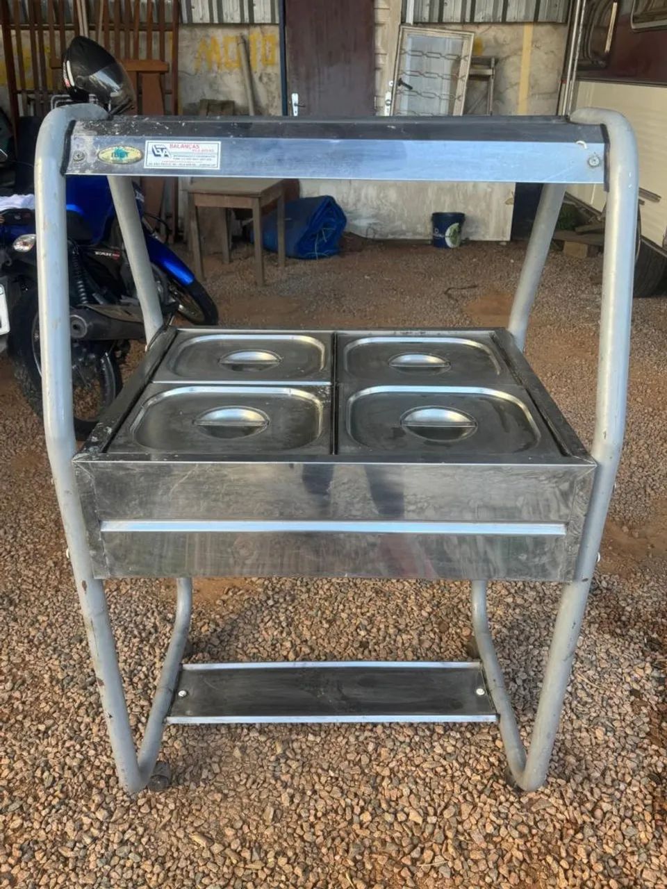 Buffet salada inox  4 cubas - Foto 2