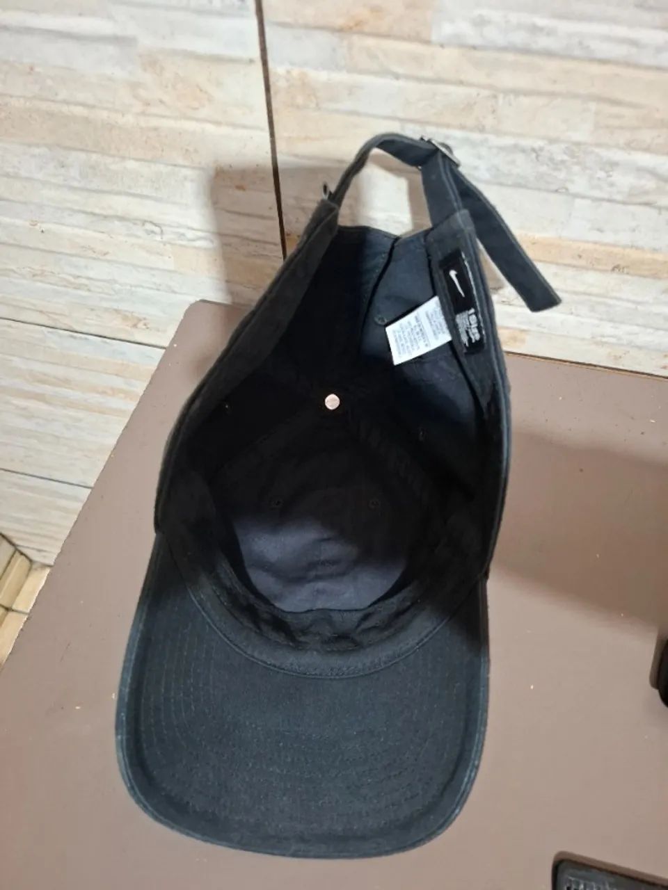 boné nike original preto em perfeito estado - Foto 4