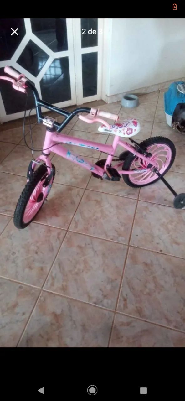 Bicicleta aro 16, só pegar e andar.