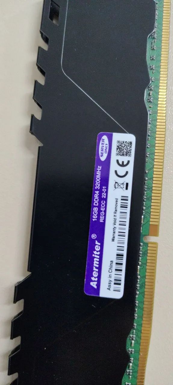 R$ 650  32GB  ( 2 x 16GB 3200mhz ) para processadores Xeon  - Foto 2