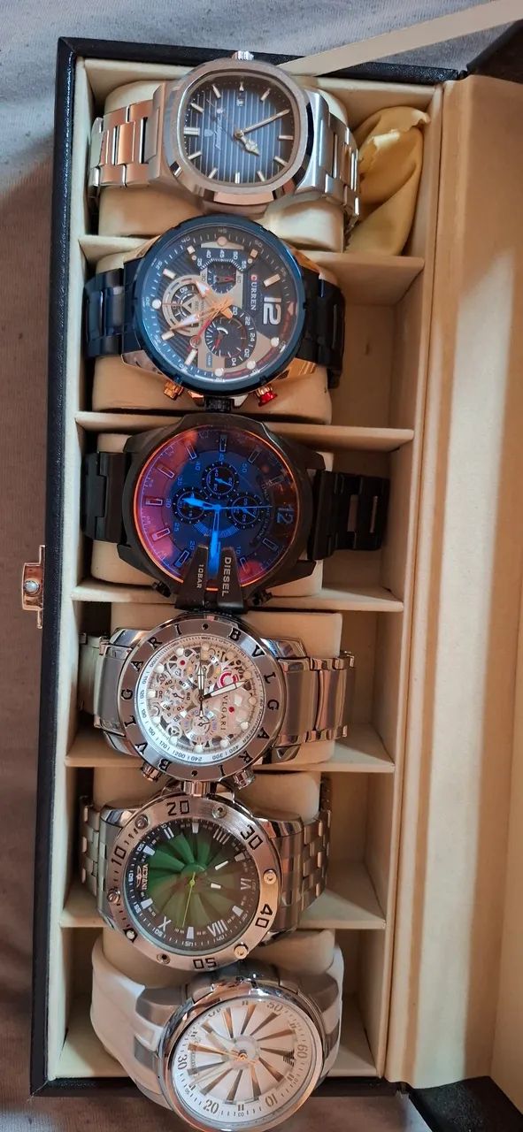 Coleções de 6 relógios- estilo luxo - Foto 2