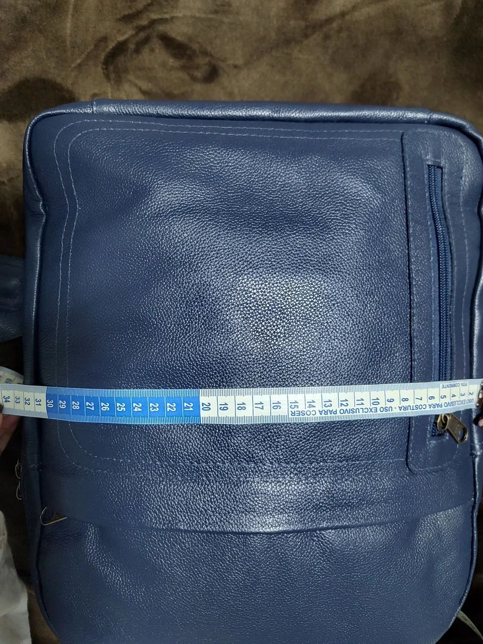 Mochila couro natural. - Foto 4