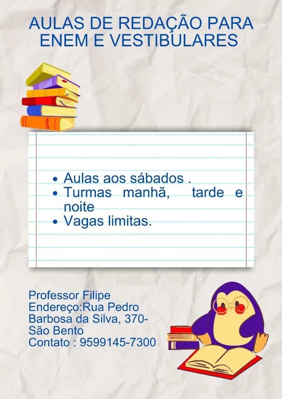 Aulas de redação  - Foto 5