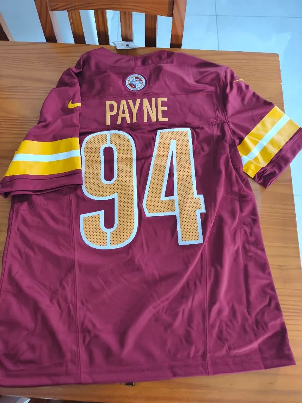 Jersey Commanders NFL Payne  - Foto 2