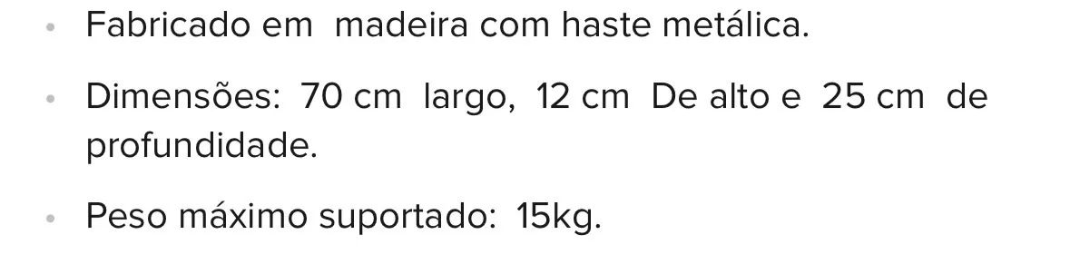 Arara/cabideiro de roupas 2 unidades  - Foto 3