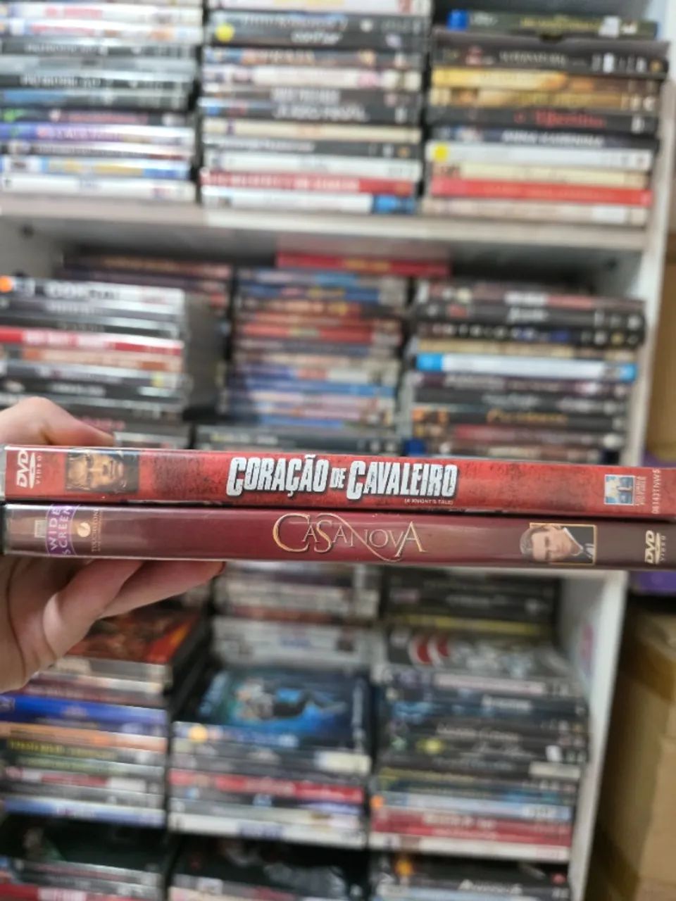 DVD Coração de Cavaleiro e Casanova - Heath Ledger - Foto 2