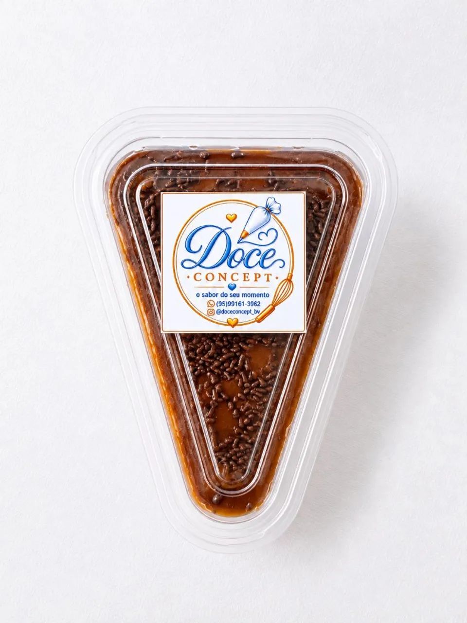 Bolo Fatia Cenoura com Brigadeiro 
