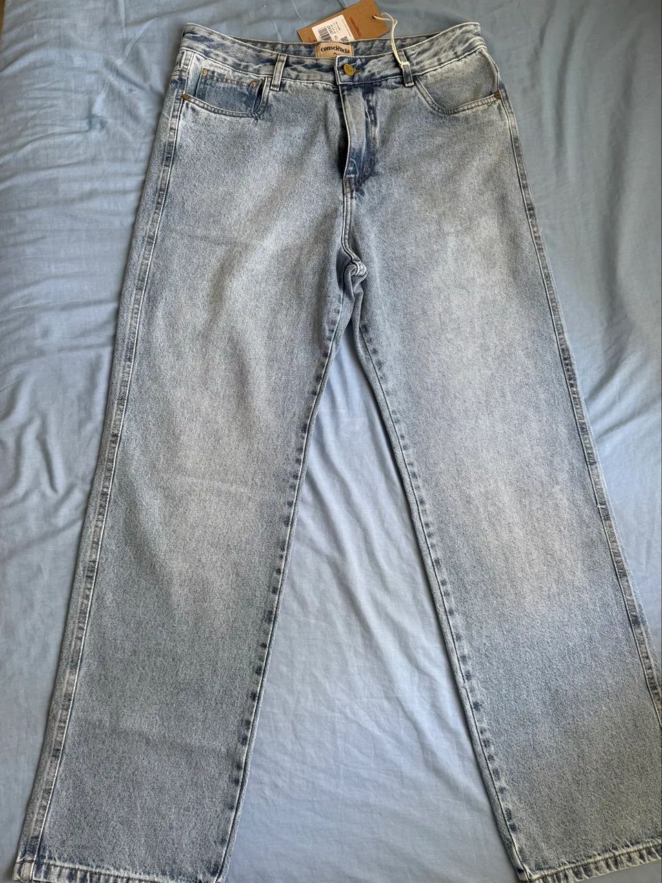 Calça Jeans Reta Constância tamanho 40 nova - Foto 4