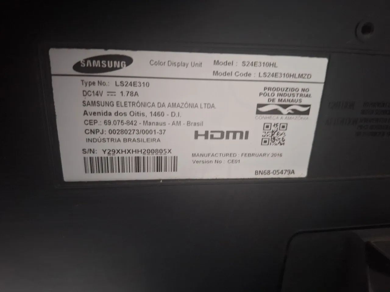 Monitor Samsung Full HD - Excelente estado - Foto 2
