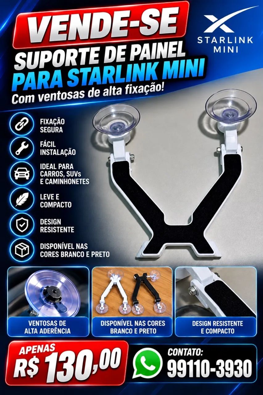 Vendo suporte do painel para Starlink mini 