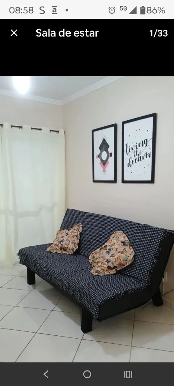 Sofá cama Courino sem rasgos ou furos( leva o Rack de brinde) - Foto 2