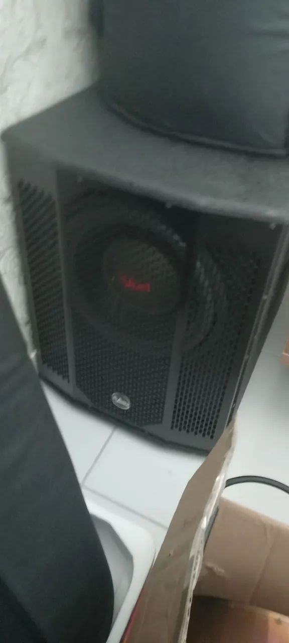 Vendo Sub ativo Leacs 12 polegadas 600w - Foto 2