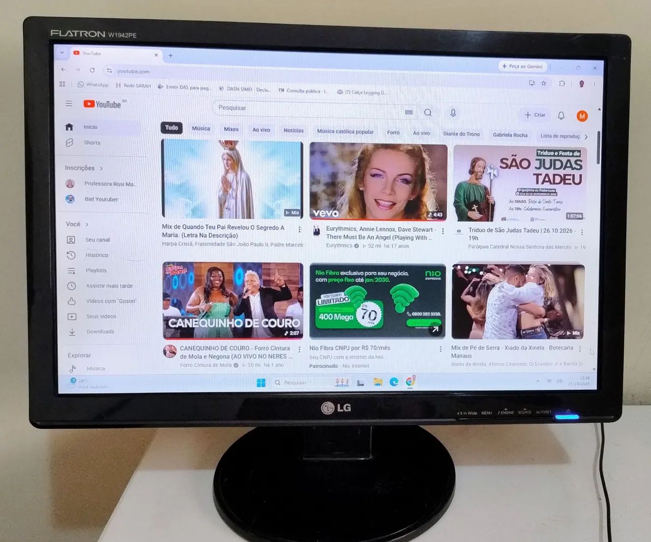 Monitor LG 19 polegadas funcionando 100% (NOVINHO) - Foto 2