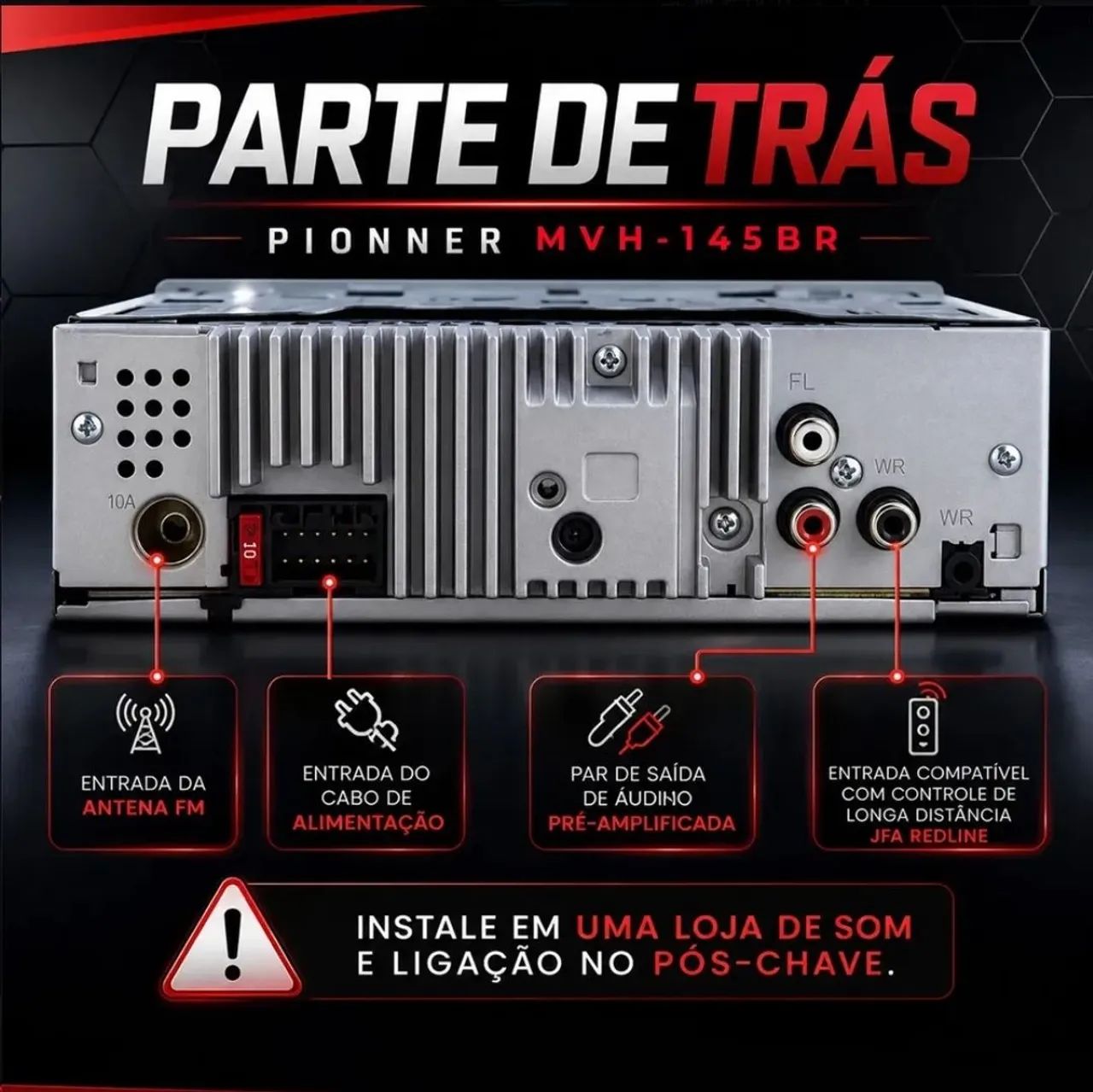 Rádio pionner bluetooth  - Foto 4
