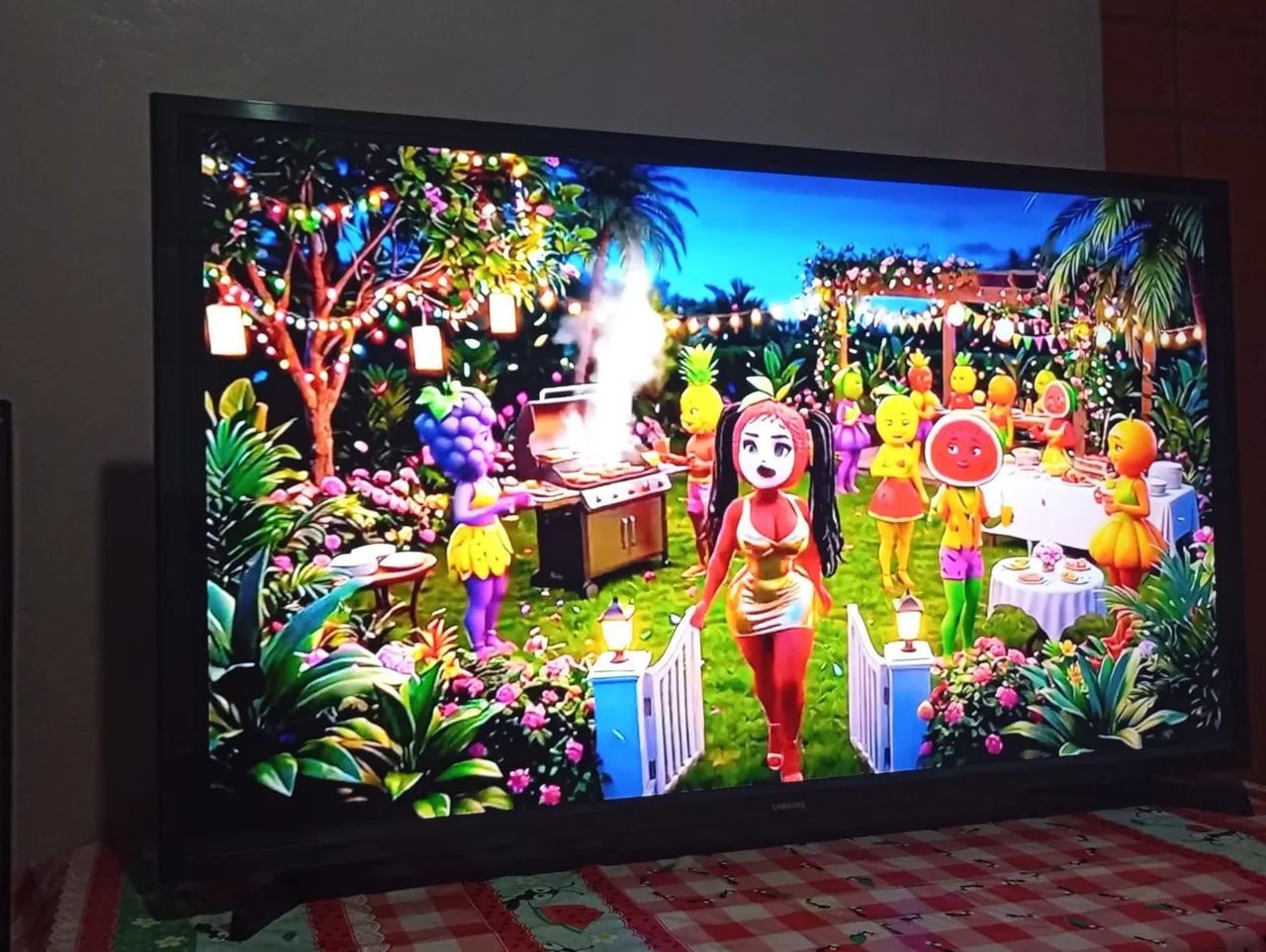 Smart TV Samsung 65 Polegadas 4K bordo infinita comando de voz estado de Nova - Foto 2