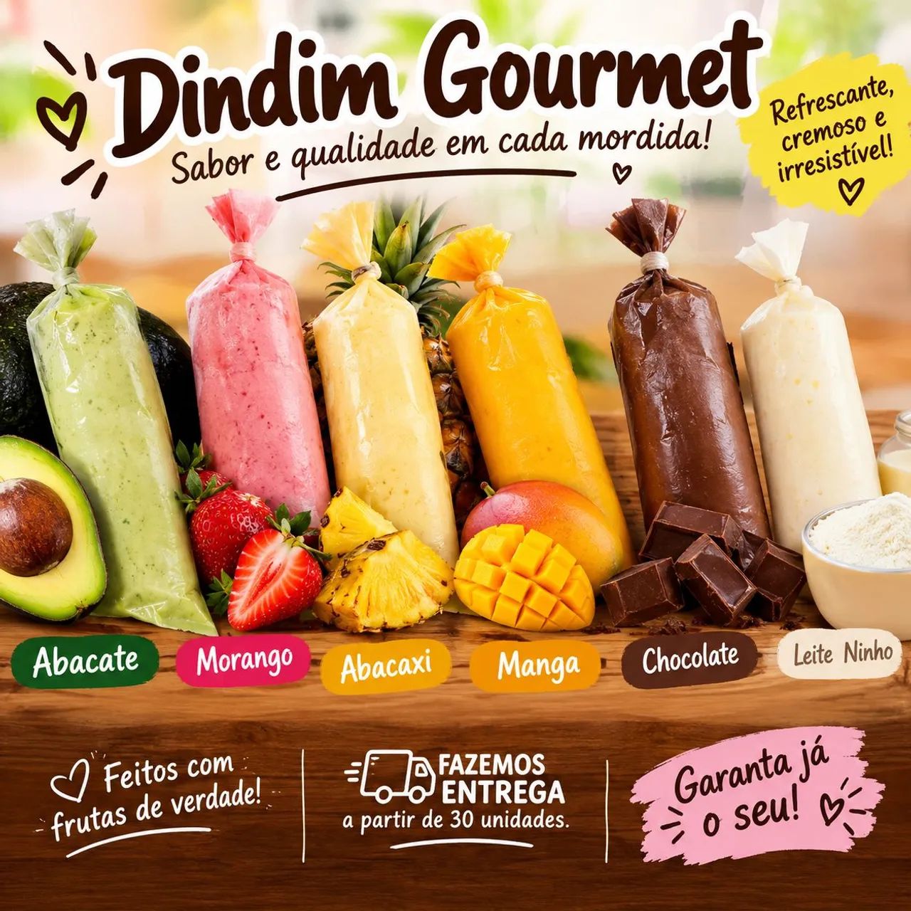 Dindim Gourmet-muito Sabor E cremosidade 3,00 - Foto 2