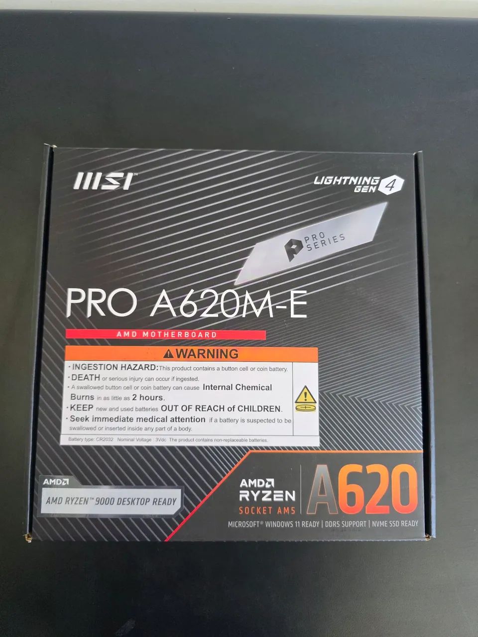 PLACA MÃE MSI A620M-E AM5 RYZEN