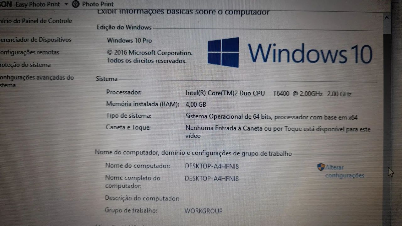 Notebook hp pavilion