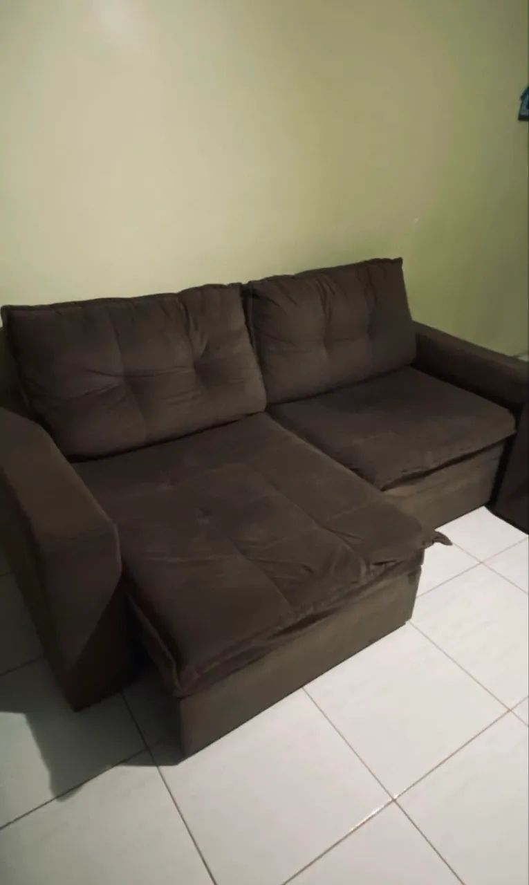 Sofá retrátil e reclinável 