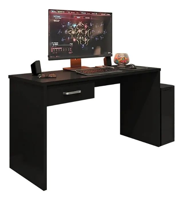 Mesa Escrivaninha Office Para Computador com gaveta - Foto 3