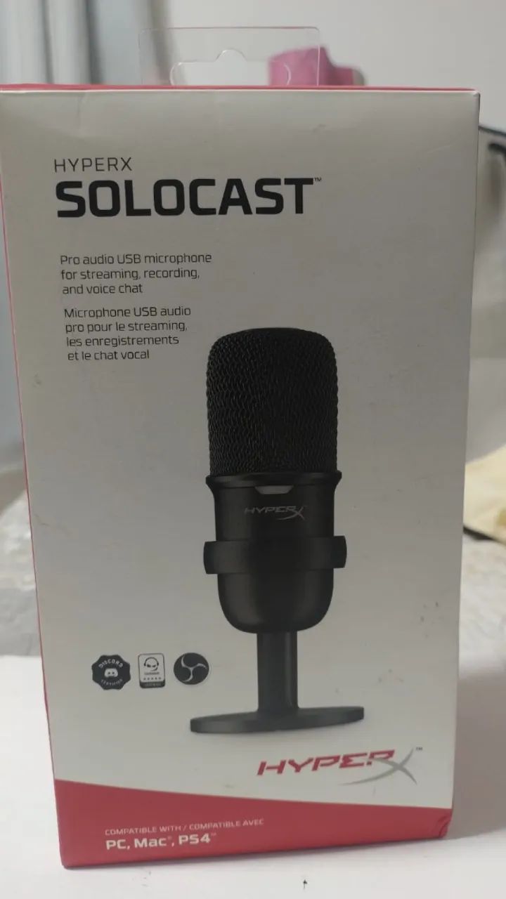 Microfone Hyper X Solocast Novo Na Caixa - Foto 3