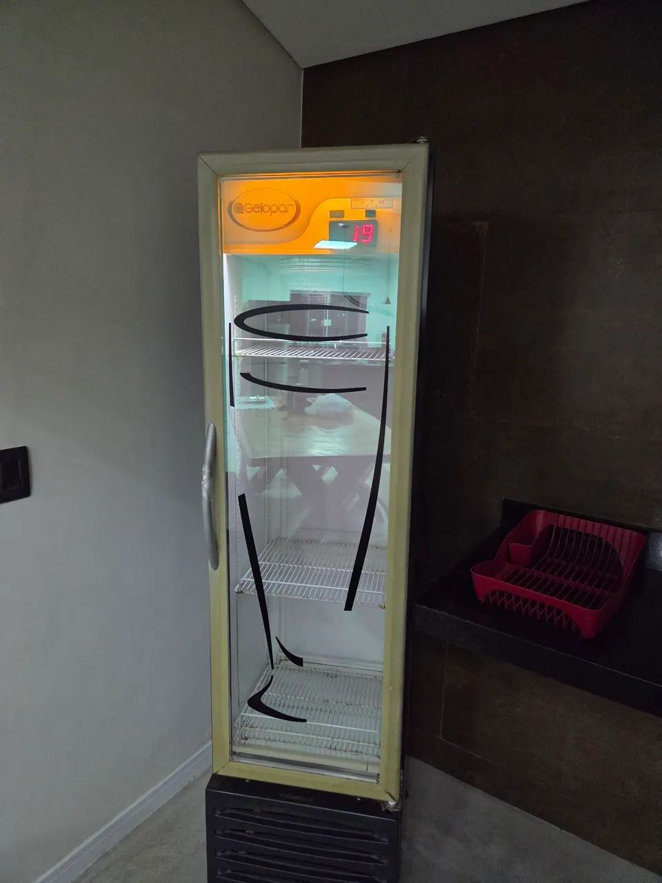 Geladeira slim gelo para 110v