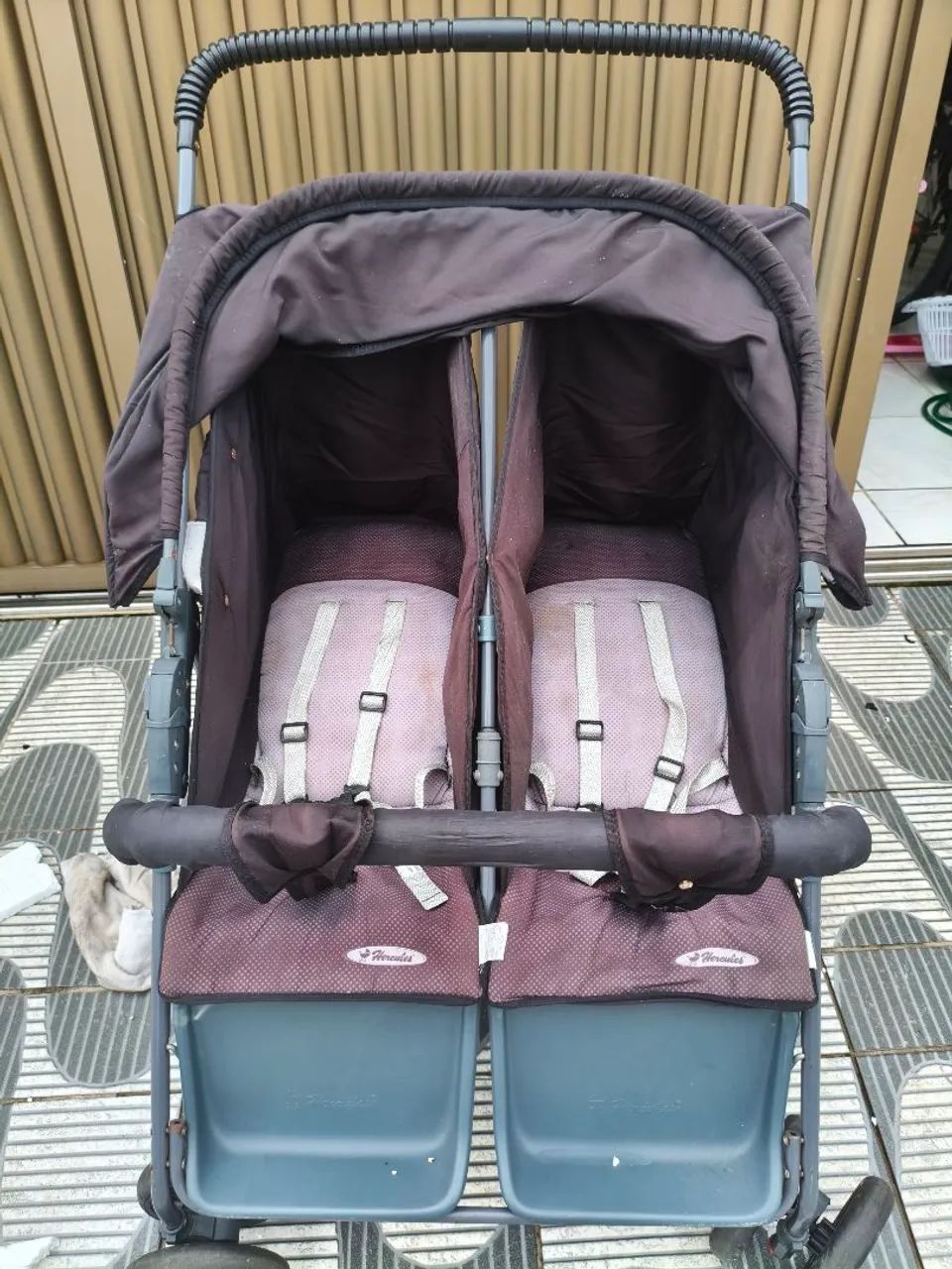 Carrinho gemelar - gêmeos - Hércules  - Foto 2