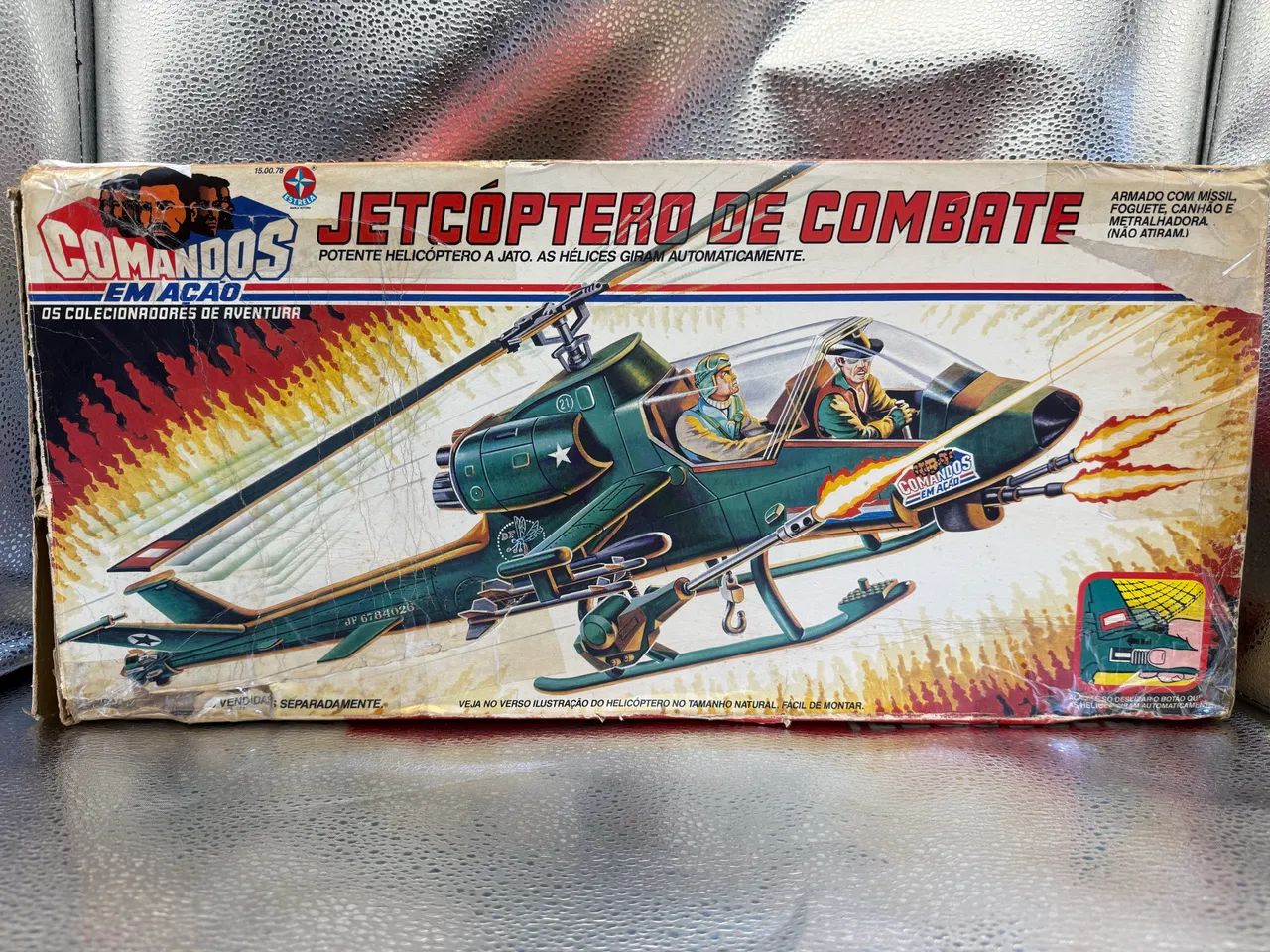 Comandos em Ação Jetcóptero com caixa e adesivos originais - Foto 4