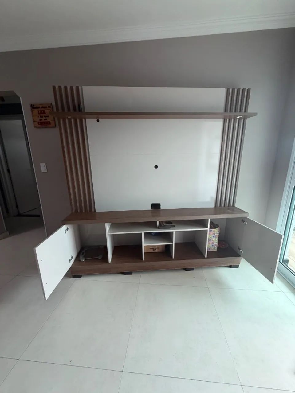 Estante com luz de Led 