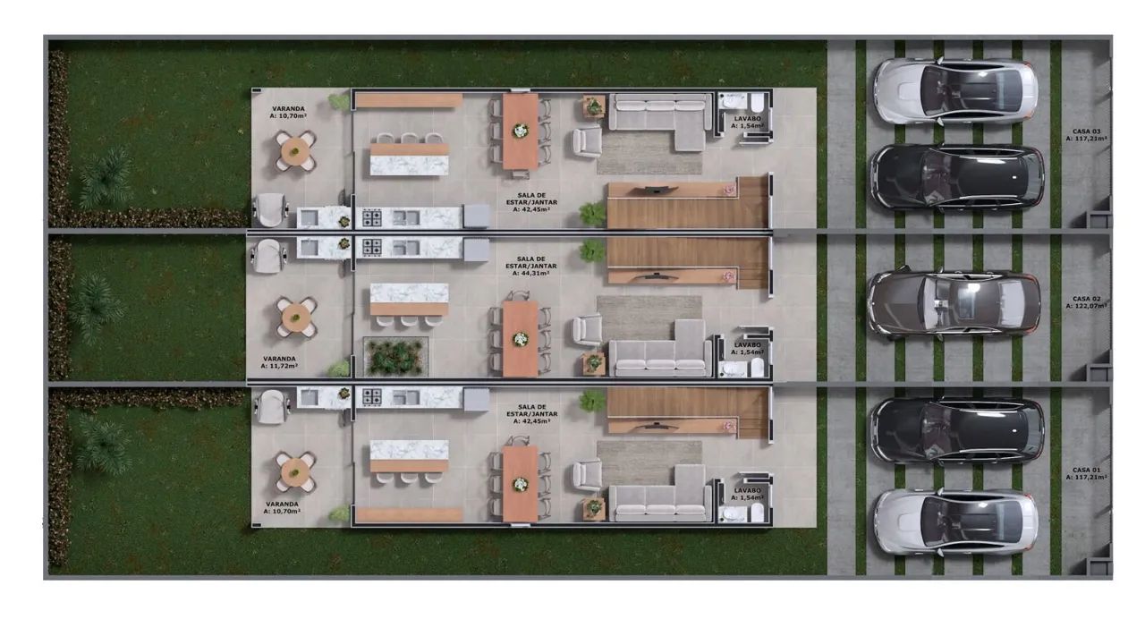 Casa em construção com 3 quartos no Ribeirão da Ilha - Foto 4