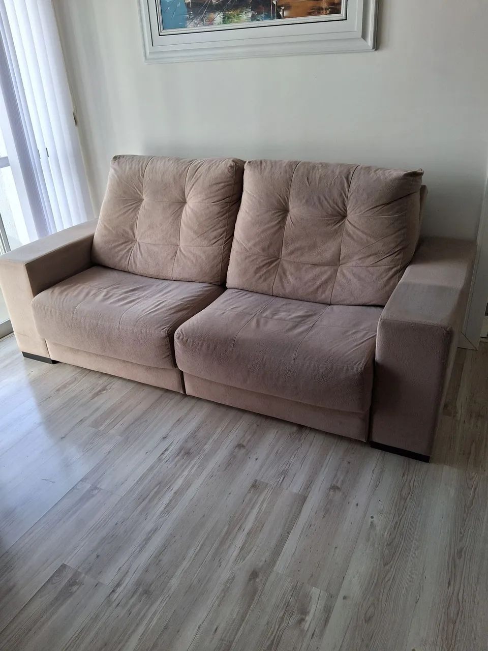 Sofa retrátil e reclinavel de 2,30m, em perfeito estado de conservação 