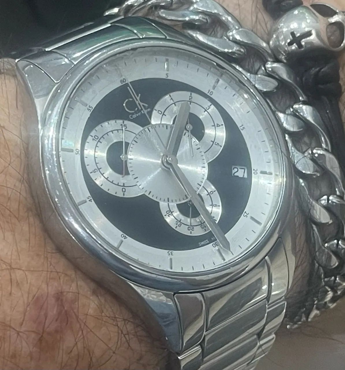Calvin Klein Basic Chronograph K2A27185 WR50m Swiss Made
