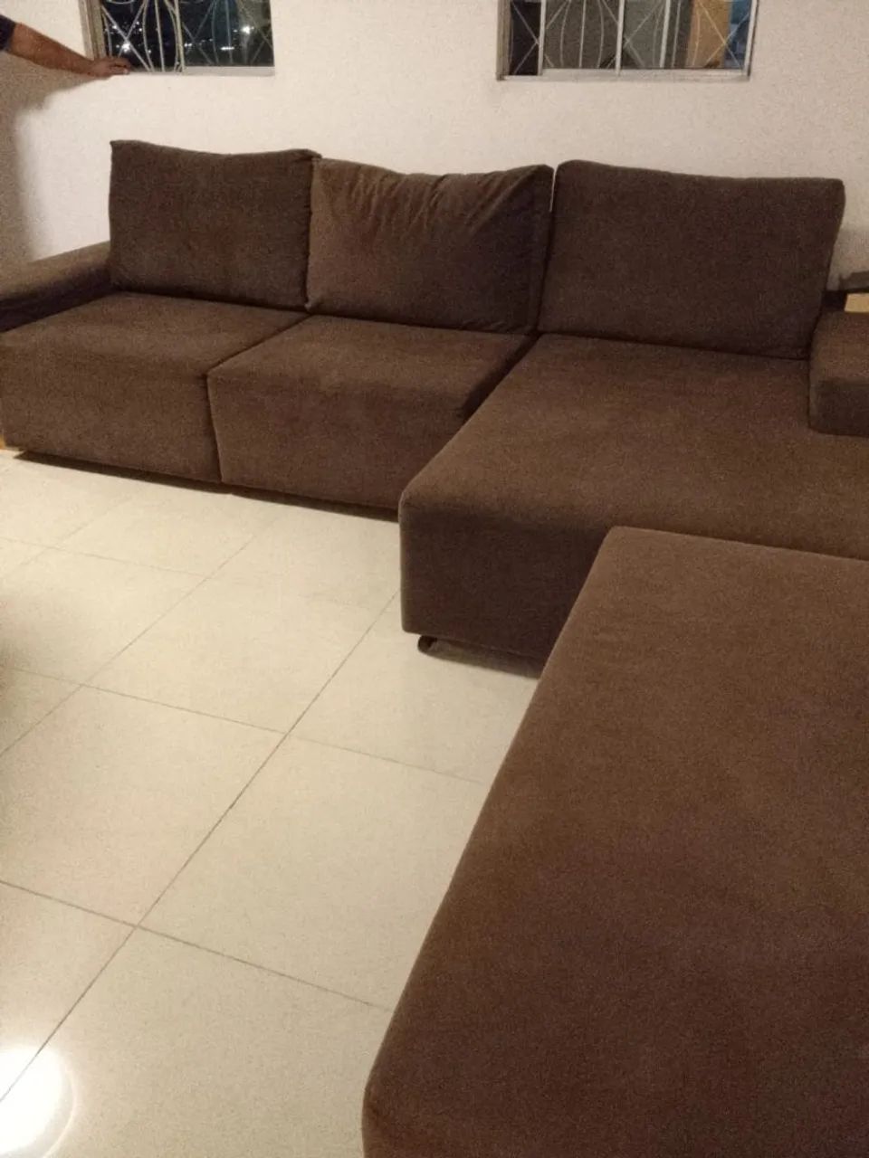 Sofá reclinavel com chaise novisimo  - Foto 4