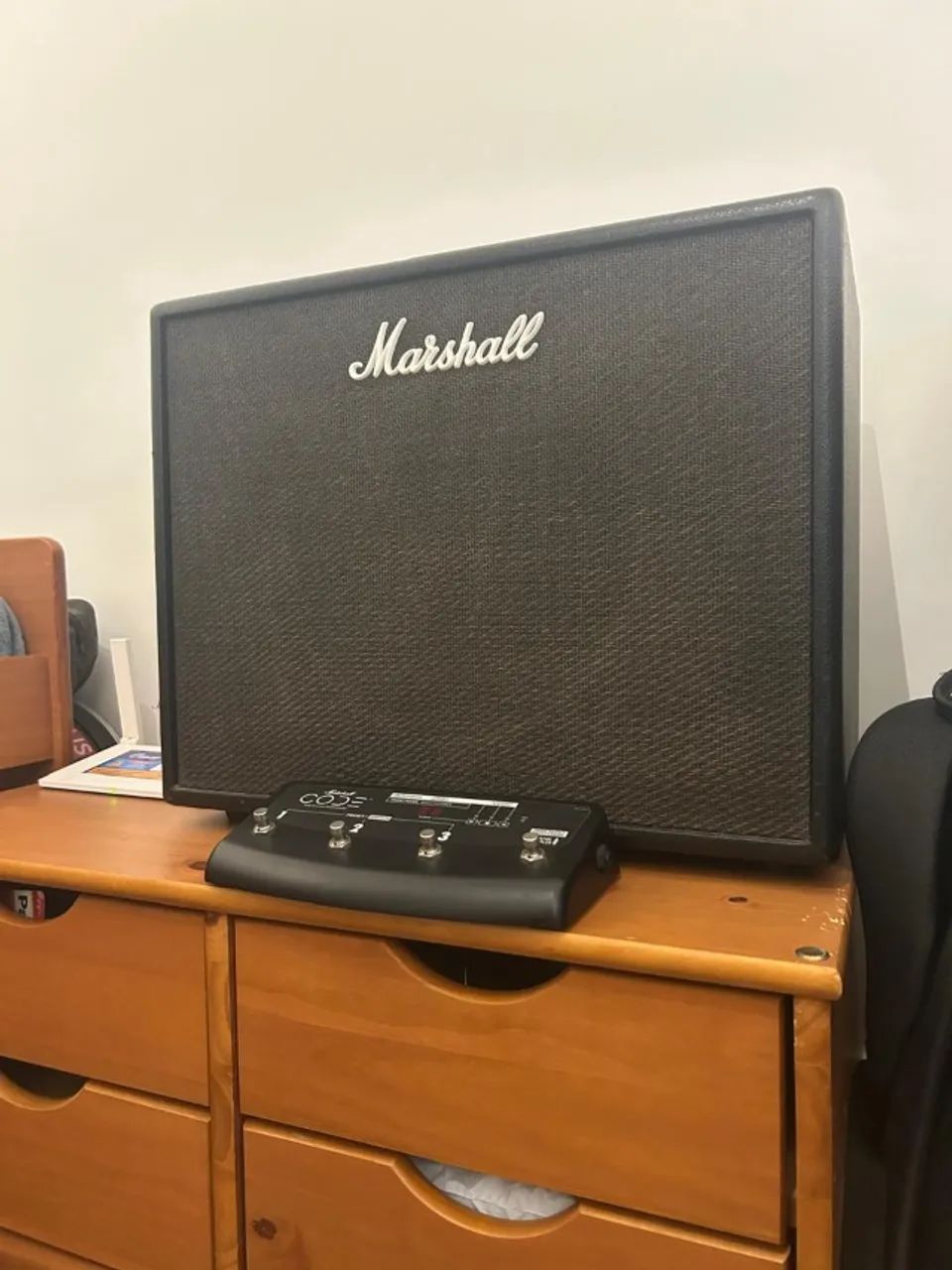 Amplificador Marshall Code 50 + Footswich (impecável) - Foto 5