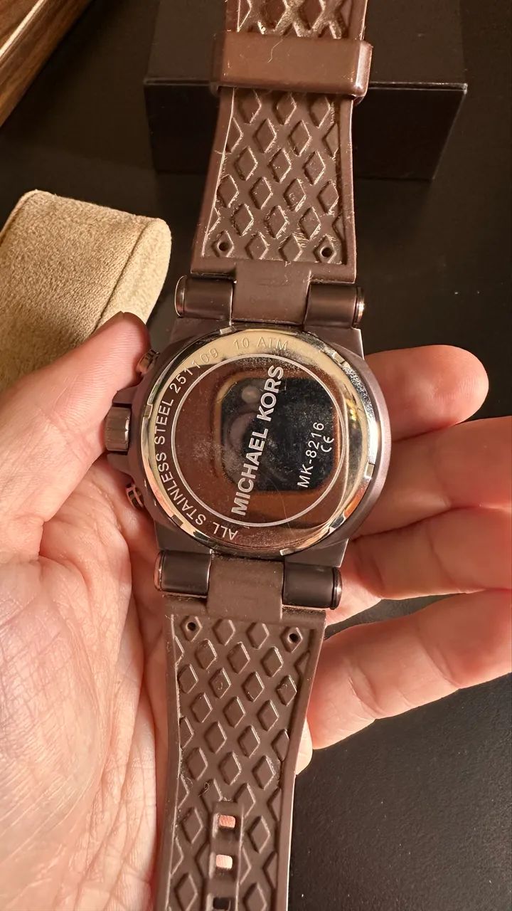 Relógio Masculino Michael Kors Dylan Mk8216 - Original Bronze/Marrom - Foto 5