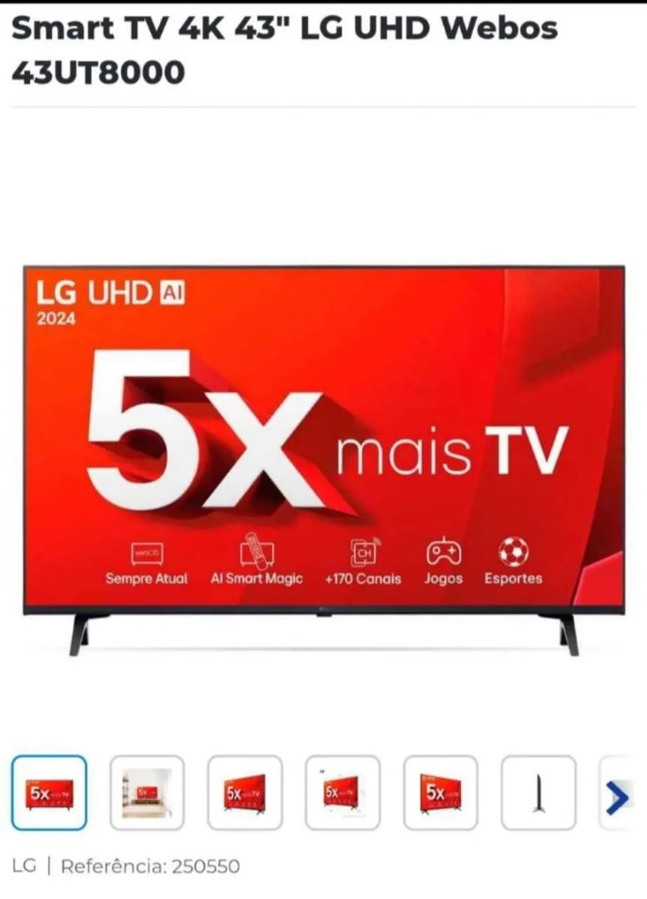 Vendo TV 43 " web os  - Foto 2